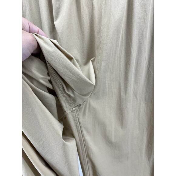 Zyia Khaki Work Flow Pants Wide Leg Crop Women’s Size 2X Plus XXL - Picture 5 of 10